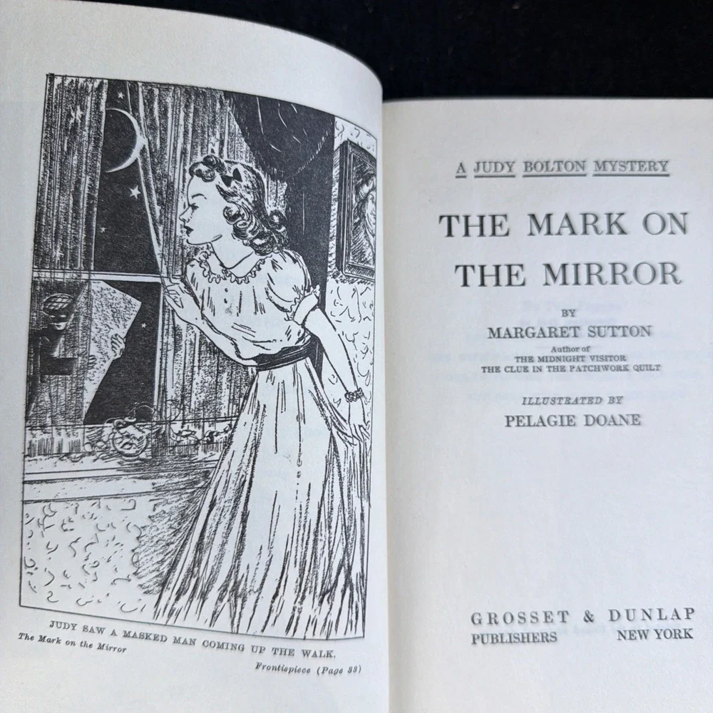 THE‎ MARK ON THE MIRROR By MARGARET SUTTON A JUDY BOLTON HARDCOVER SERIES 1942